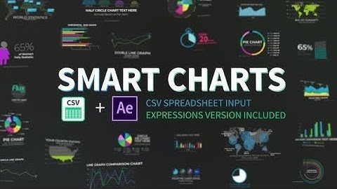 After Effects Template: Smart Charts CSV Infographics