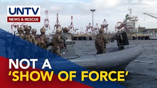 Interagency exercise off Manila Bay not a show of force NCWC