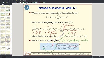3.3 Method of Moments and Nystrom