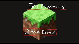 Playing the Demo Java Edition Minecraft for the first time