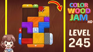 Color Wood Jam Level 245 Solution Walkthrough