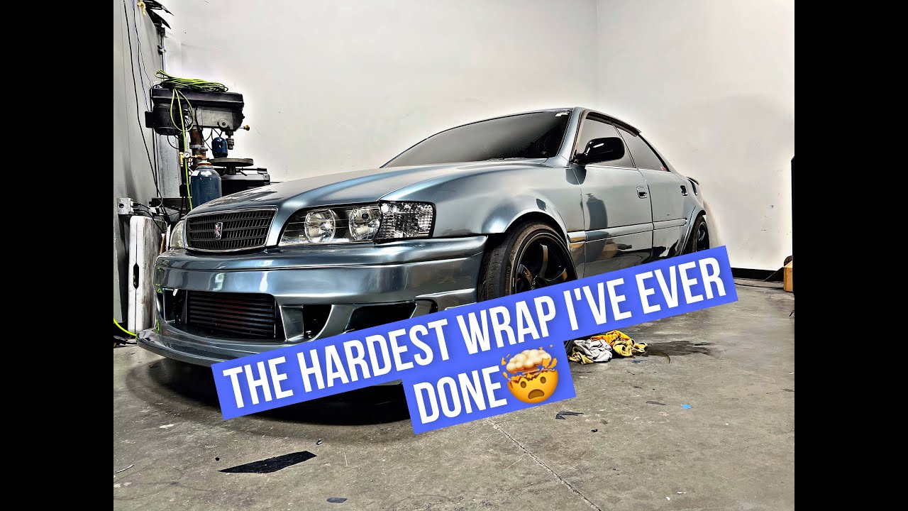 JZX100 Chaser Gets A Fresh Wrap pt.1 - YouTube