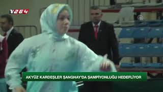 Akyüz kardeşler Şanghay'da şampiyonluğu hedefliyor Resimi