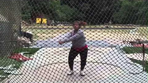 Catherine Hammer working thru the ring