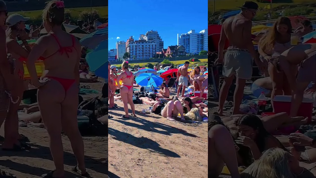 🇦🇷 Beautiful Beach, Mar del Plata 🌊 Argentina 