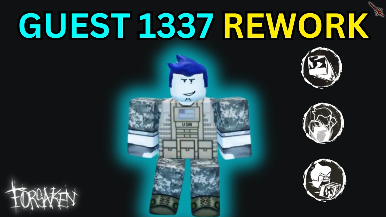 Guest Rework Head Forsaken | Guest 1337 REWORK | Is He Better? - YouTube