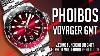 El Reloj Multi-Hora Para Todos - ¿Cómo Se Usa Un GMT Con Bisel Giratorio? Phoibos Voyager GMT