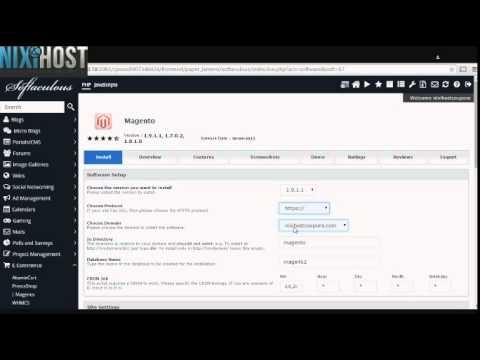 Installing Magento with Softaculous in cPanel
