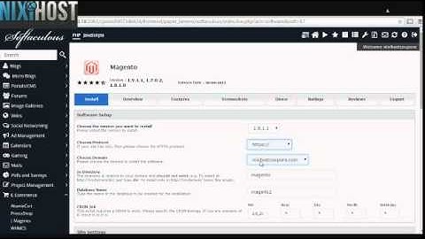 Installing Magento with Softaculous in cPanel