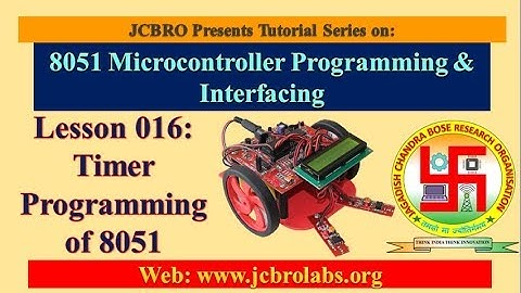Lesson 16: Timer Programming of 8051 in Assembly