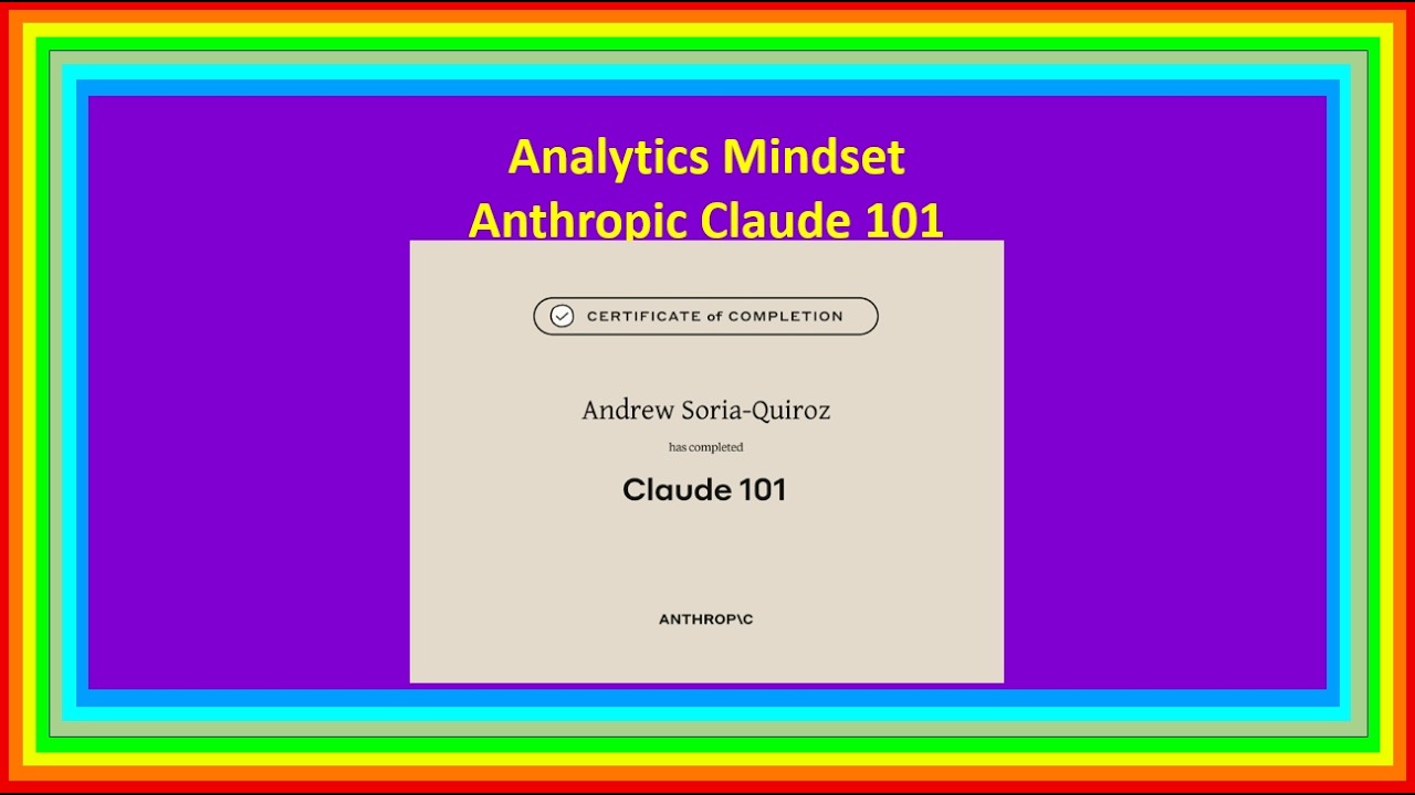Anthropic Claude 101 Walkthrough
