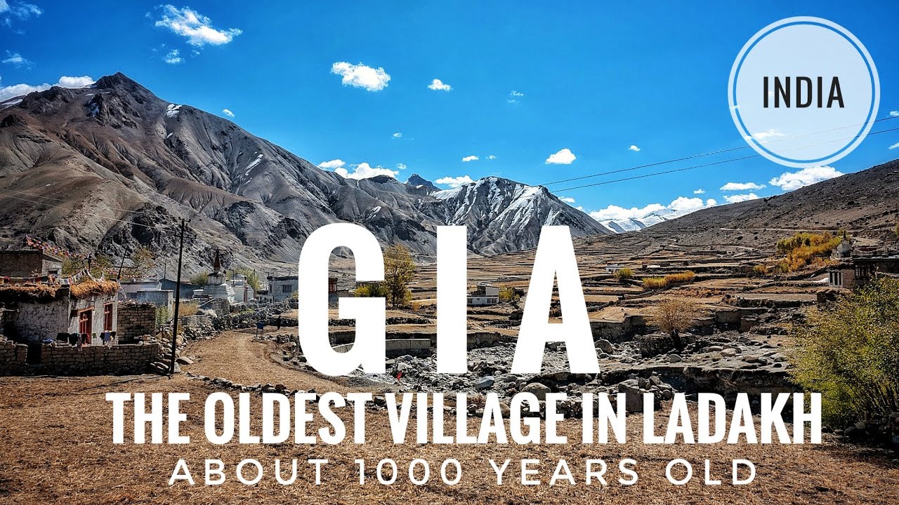 THE OLDEST VILLAGE IN LADAKH 1000 YEARS OLD GIA INDIA LEH