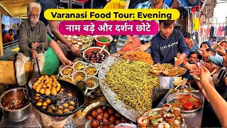 पलंगतोड़ & Banaras STREET FOOD Tour in Evening | Famous Food in Varanasi | Varanasi Food Tour Part 3