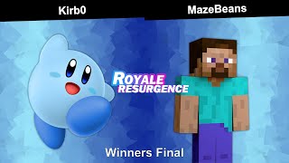 Kirb0 (Kirby) vs MazeBeans (Steve, ROB) - Royale Resurgence 18 Winners Final