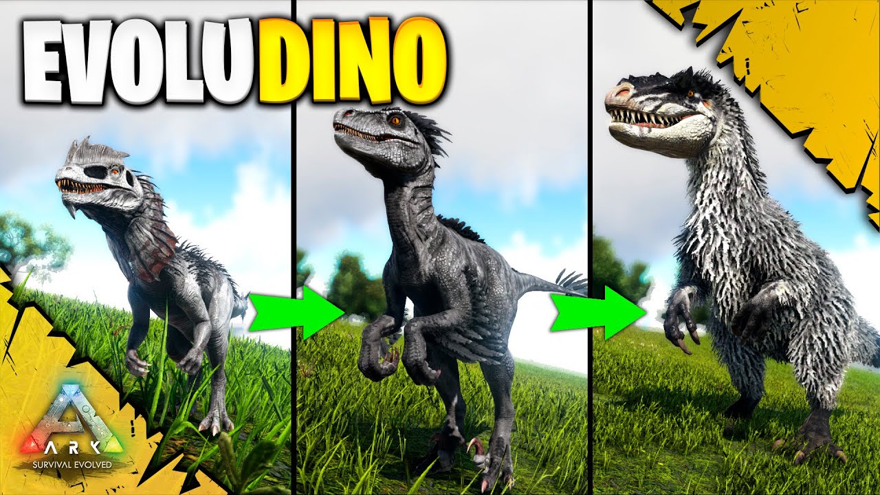 A EVOLUÇÃO DO YUTIRANO | ARK SURVIVAL EVOLVED | EVOLUDINO