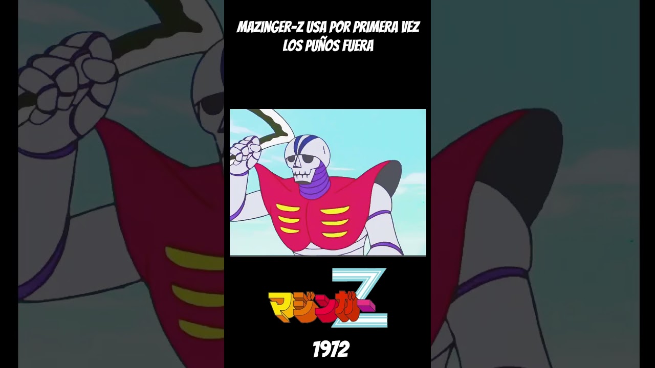 Mazinger usa por primera vez los puños fuera