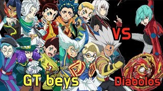 All Gt Beys Vs Master Diabolos Gt시리즈 베이 Vs 마스터 디아볼로스 디아볼로스를 버스트??