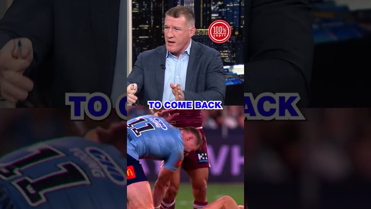 Does Gal have a point? 🤔 #9WWOS #NRL #StateOfOrigin