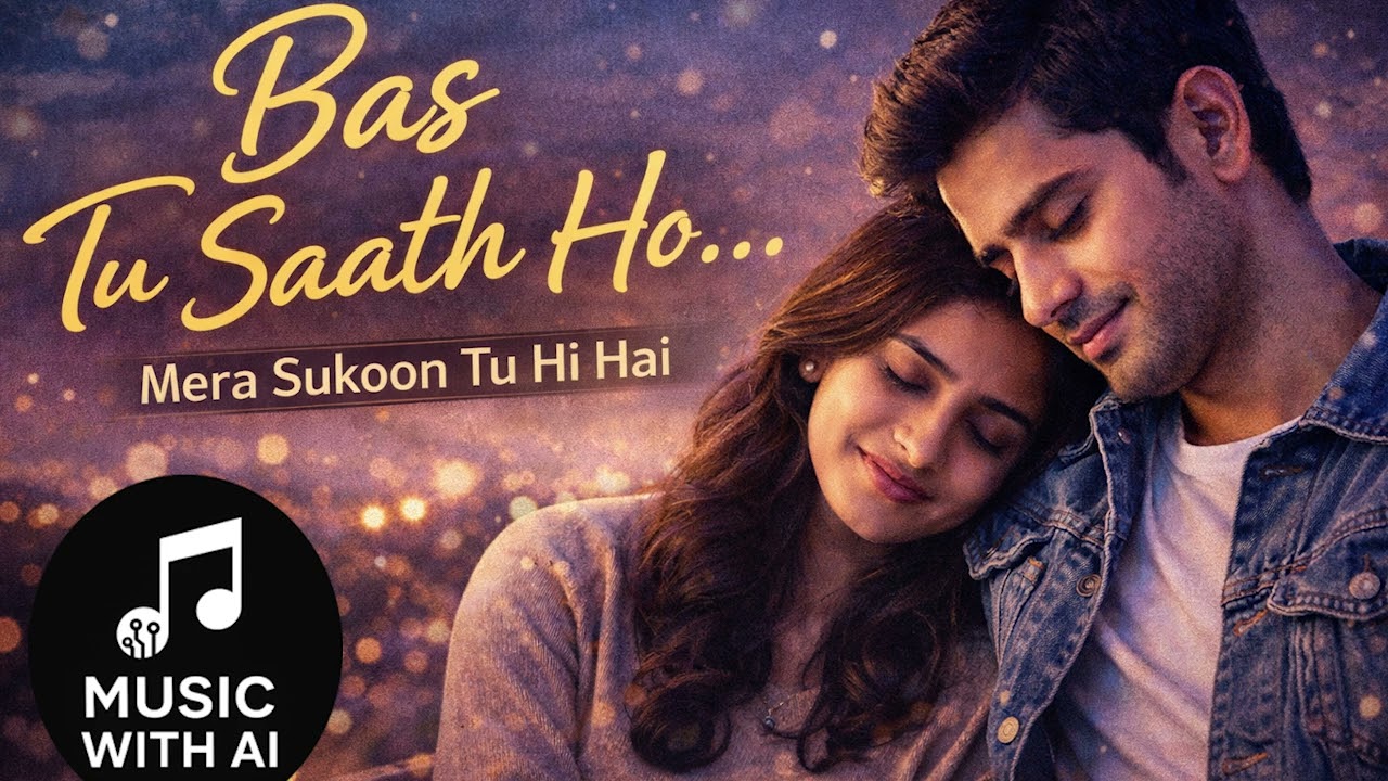 Bas Tu Saath Ho 💞 | Tu Mera Sukoon 🤍 | Heart-Touching Hindi Love Song 🎧✨