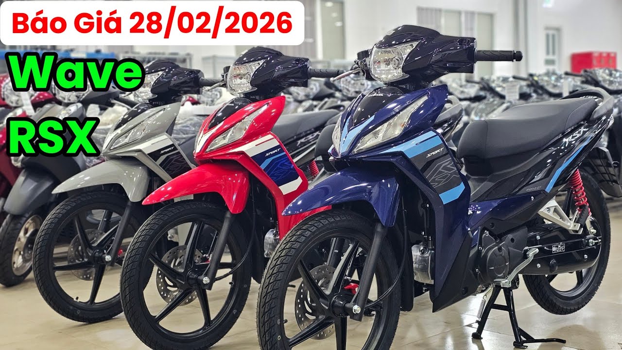 Báo giá WAVE RSX FI mới nhất 28/02/2026 tại head Huỳnh Bạch Tùng. Khải Phạm #wave #110 #2026 #110cc 