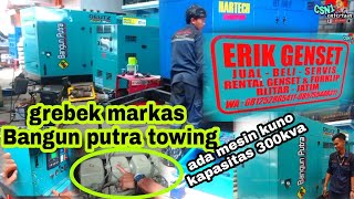 grebek markas bangun putra towing gedog Blitar // jenset 300 kva mesin deutz👍 8 silinder