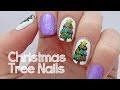 Christmas Tree Nail Art