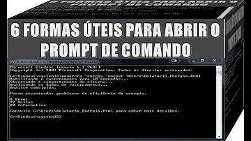 Como abrir o Prompt de Comando na inicialização?