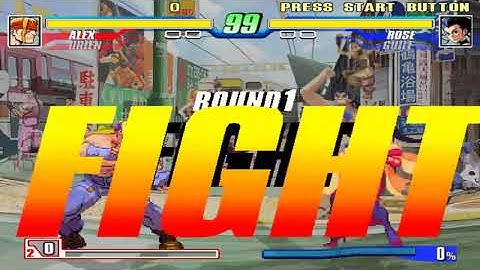 Alex | Urien vs Rose | Guile Capcom Fighting Evolution | PS2 Gameplay (2024)