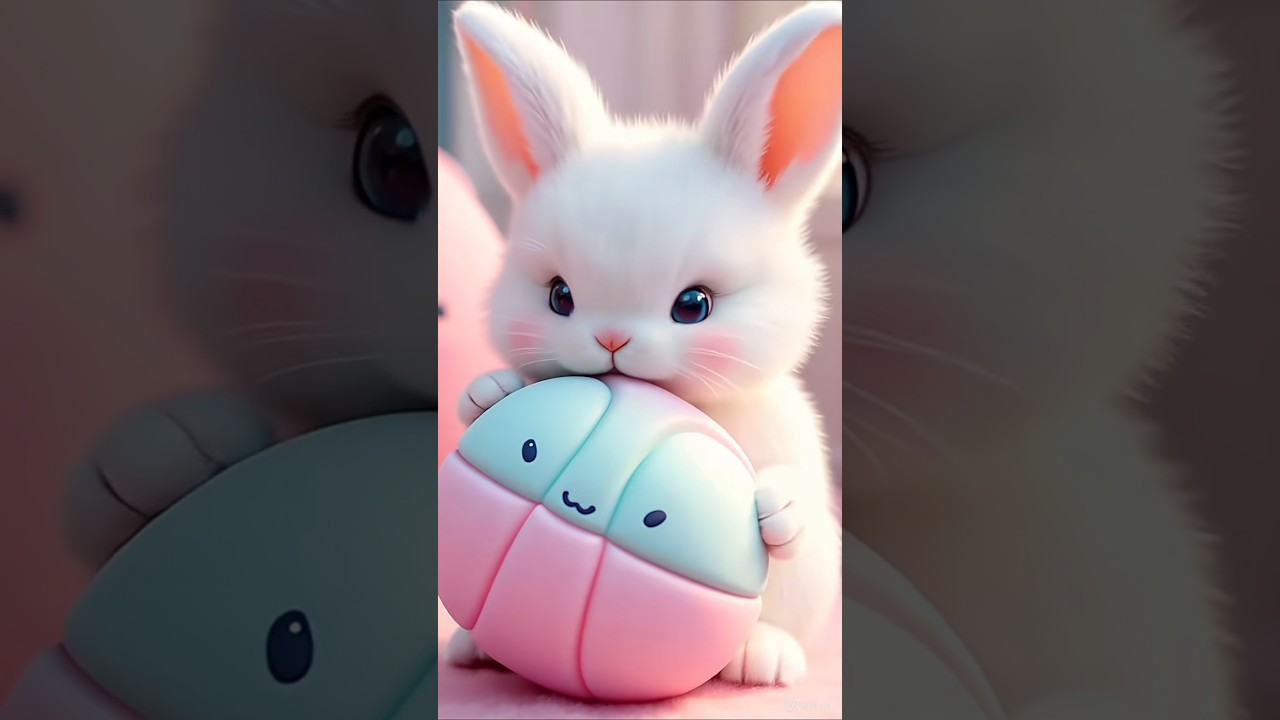 A Bunny, A Toy, Pure Joy 🧸✨