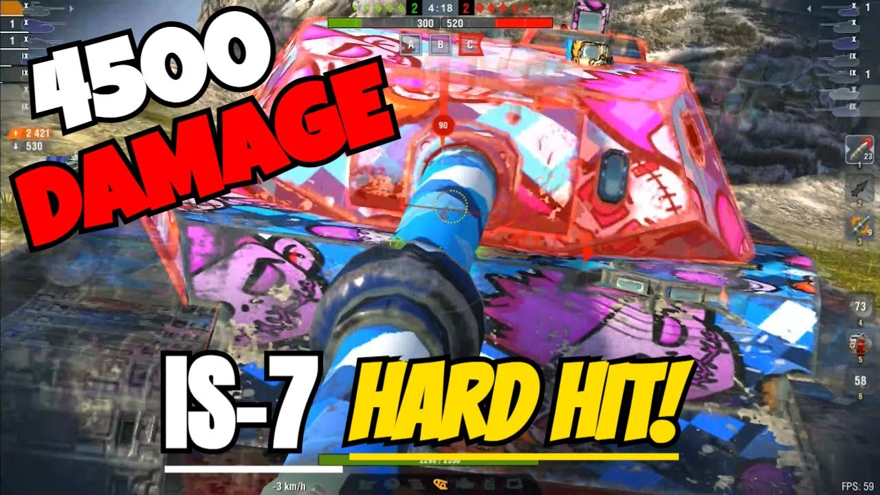 How I Crushed 4500 Damage in IS-7 | WOT Blitz Pro Gameplay - YouTube