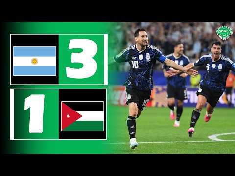 🔴 ARGENTINA GOLEÓ 3-1 a JORDANIA con un GOLAZO de MESSI de TIRO LIBRE REACCIÓN EN VIVO MUNDIAL 2026