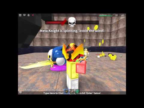 Roblox Boss Battle Minigames 2 0 Meta Knight Battle Youtube - meta knight roblox