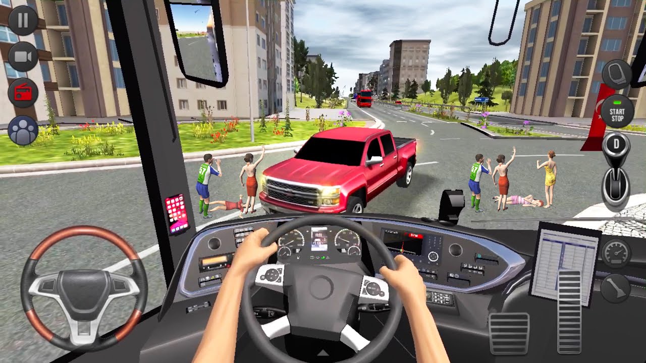 City Crazy Bus Driver 🚍👮‍♂️ Bus Simulator Ultimate Multiplayer Bus