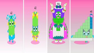 New Sprunki Oc Numberblocks 42, 43, 44 And 45 Compilation Incredibox