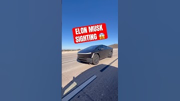Ik zag Elon Musk in een Cybertruck rijden 😱 #elonmusk #cybertruck