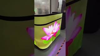 Internet celebrity DJ station creative LED display effect display, innovative bar screen