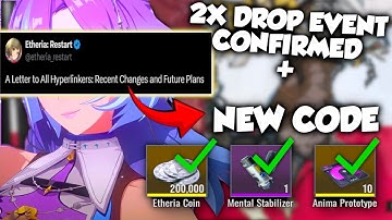 *NEW CODE* DEVS RESPONDED!! +  2X DROP EVENT Etheria Developer Message Review [Etheria: Restart]