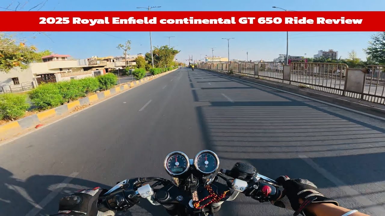 2025 Royal Enfield Continental Gt 650 Ride Review - Mr. Clean Cafe Racer Machine! ￼