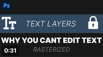Uneditable Text Layer Fix (Photoshop 2025)