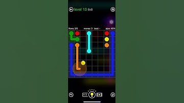 Flow Free Classic Pack 8x8 – Level 13 Guide #level #puzzle #games #bandlab #colors