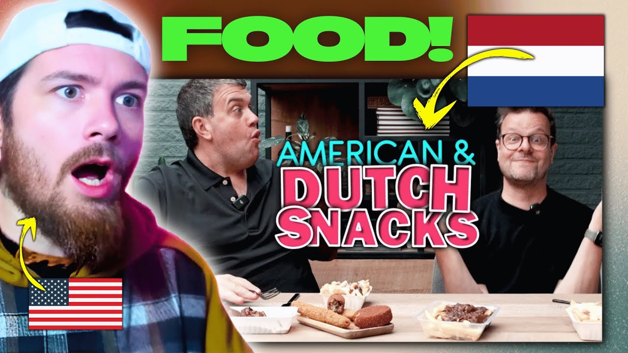 Американец попробовал голландскую еду: картофель фри и закуски впервые в Нидерландах! Реакция