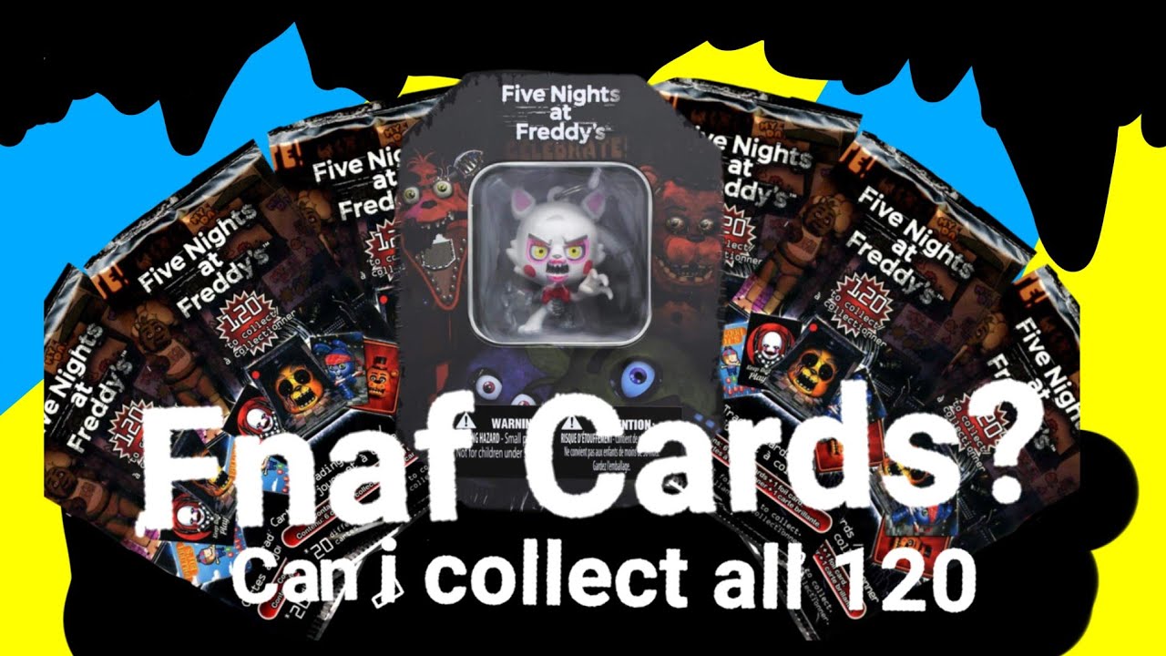 Fnaf Trading cards from 2016 unboxing part 1