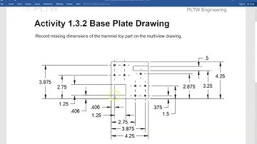 PLTW IED - Activity 1.3.2 - Trammel Toy Base Creation in Fusion 360