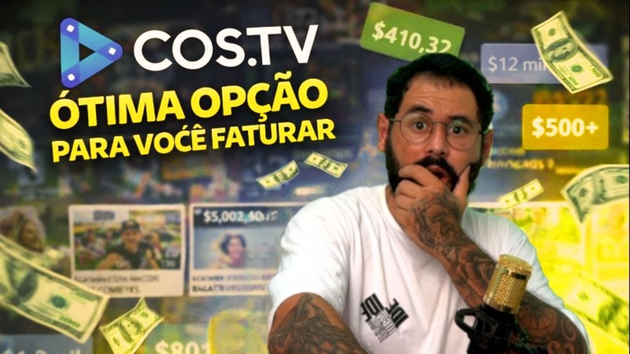 COS.TV: Ótima Opção Para Faturar Assistindo Vídeos? 💰 Vale a Pena em 2026?