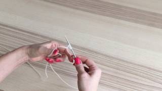 Comment monter des mailles (Long-tail cast on)