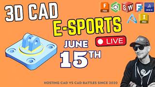 Model Monday Live JUNE 15 | CAD Speed Modeling Battles, Tutorials, Tips and Tricks
