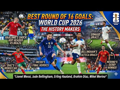 全23ゴール _ FIFA ワールドカップ 2026 ラウンド16 ハイライト🔥