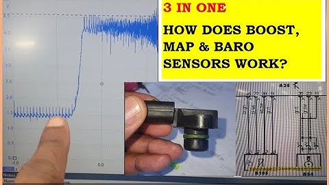 How does a boost, map & baro sensors work
