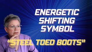 Energetic Shifting Symbol Steel Toed Boots