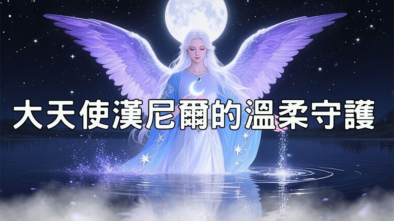 【🌙 5 分鐘優雅化解負面情緒】淨化你的氣場與空間，消除有害情緒 | 大天使漢尼爾的柔性療癒｜紓壓、放鬆、安定、療癒身心靈音樂｜心光饗宴音樂坊✨